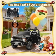 Conchico 24V Licensed Ford F150 Raptor Battery Powered Ride on Truck with Remote Control, 2-Seater and Rear Trunk for Kids Gift, Black