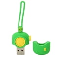 thumbnail image 1 of Disco U de dibujos animados compatible con intercambio en caliente Plug and Play USB2.0 Disco flash USB Stick para teléfono móvil Computadora Verde 16G, 1 of 10
