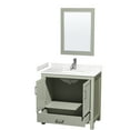 thumbnail image 6 of Wyndham Collection WCS141436SWHWCUNSM24 Sheffield 36" Free Standing Single Basin Vanity, 6 of 7