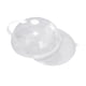 thumbnail image 2 of Cubierta de microondas funciones Tapa protectora de salpicaduras de alimentos con orificios de ventilación de Cubierta de licencia de - con bandeja perfecl cubierta de microondas, 2 of 8