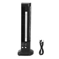 thumbnail image 2 of Tower Fan Bladeless Portable Fan with Light for Work Leisure, 2 of 7