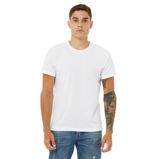 T-Shirt Unisexe à Manches Courtes en Poly-Coton