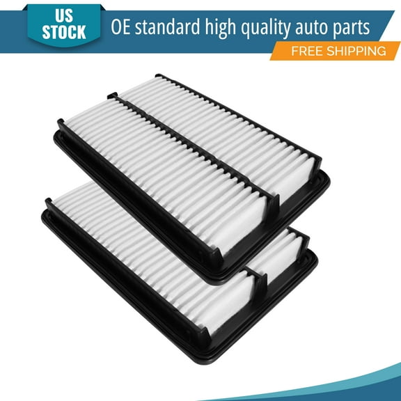 YXPCARS 2PCS Front Engine Air Filter for Honda Accord 1998 1999 2000 2001 2002 GAS L4 2.3L, New Air Filter Replacement (CA8133)