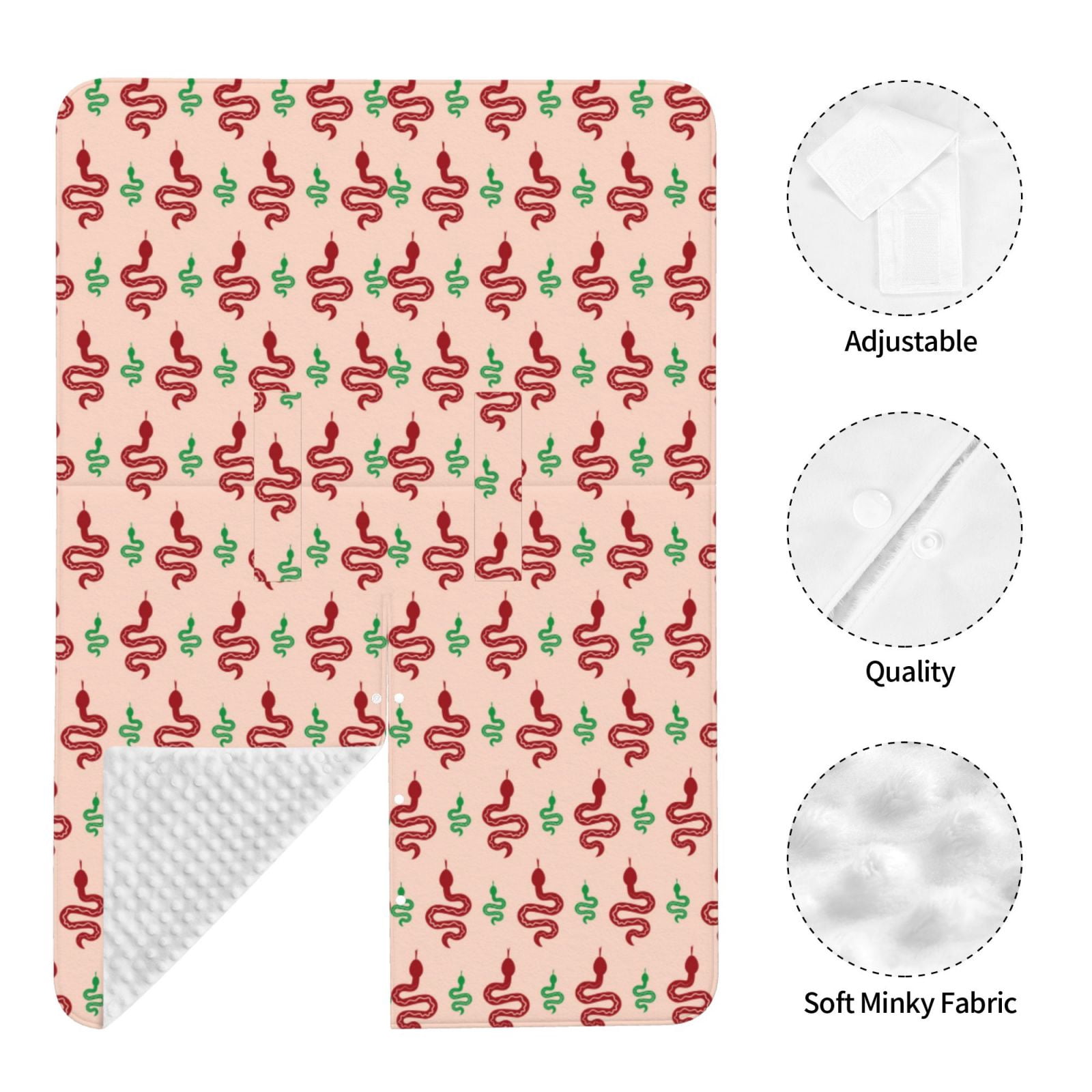 Naloa Snake Baby Car Seat Cover, Breathable Baby Carrier Cover, Multiuse Baby Carrier Cover & Nursing Breastfeeding Cover