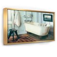 thumbnail image 1 of Cottage old-fashioned Bathroom II - Traditional Bathroom Framed Canvas, 1 of 3