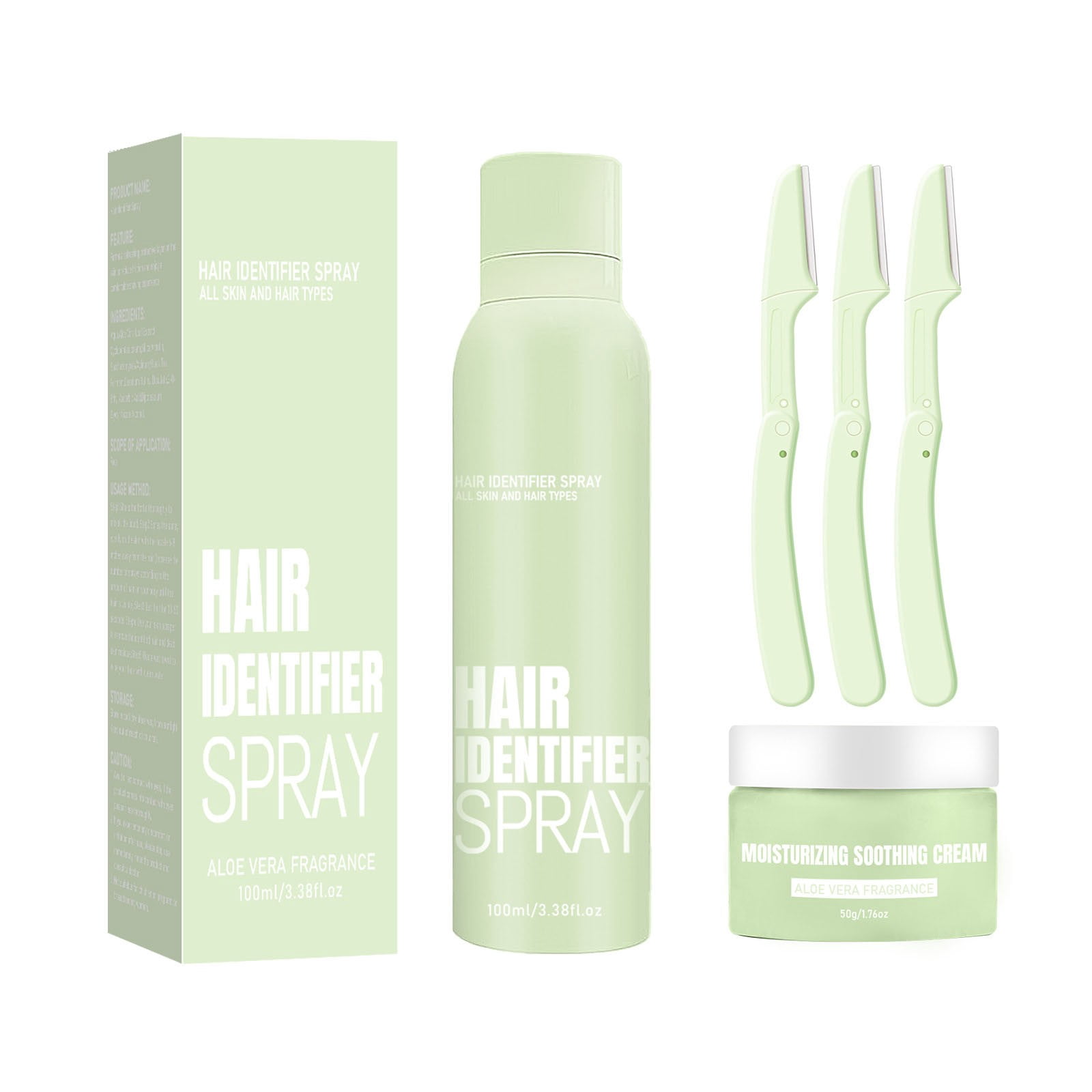 30% off!1pc Hair Identifier Spray Face Shave, Skin Body Hair Identifying Spray, Moisturizing and Skin Care Dermaplaner Spray, Dermaplaning Tool for Face, Hair Removal
