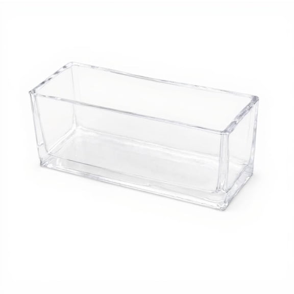 Tnarru Rectangular Glass Fish Tank, Thick Desktop Enclosure