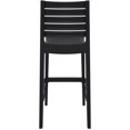 thumbnail image 4 of Pemberly Row Contemporary 29.5" Outdoor Bar Stool in Black, 4 of 9