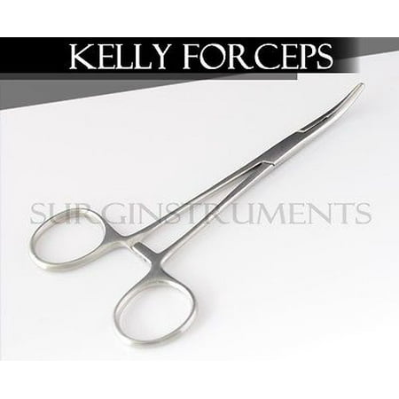 12 Kelly Hemostat Forceps Surgical Dental Curved Economy Grade 5.50