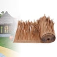 thumbnail image 5 of Artificial Palm Thatch Rolls Multi Use Straw Roof Thatch for Bar Outdoor Hut Apricot Color, 5 of 7