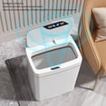 thumbnail image 4 of Cubo de Basura Automático con Sensor de Movimiento de 18 L, Cubo de Basura Inteligente con Tapa, Cubo de Basura Pequeño de Plástico, Cubo de Basura Automático para Baño, Dormitorio, 4 of 9