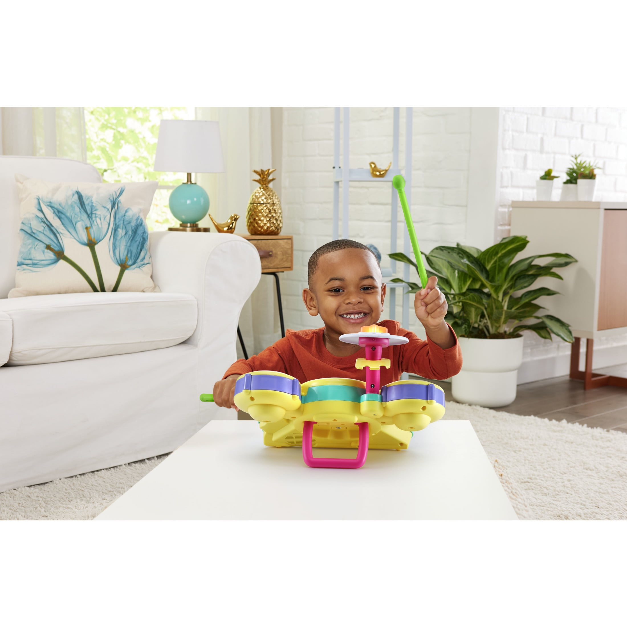VTech Bluey Hooray Drum Set with Accessories, Baby and Toddler Toys