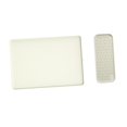 thumbnail image 3 of Tapete de silicona para café, escurridor de platos, tapete de barra extraíble para encimera de cocina. Blanco, 3 of 9