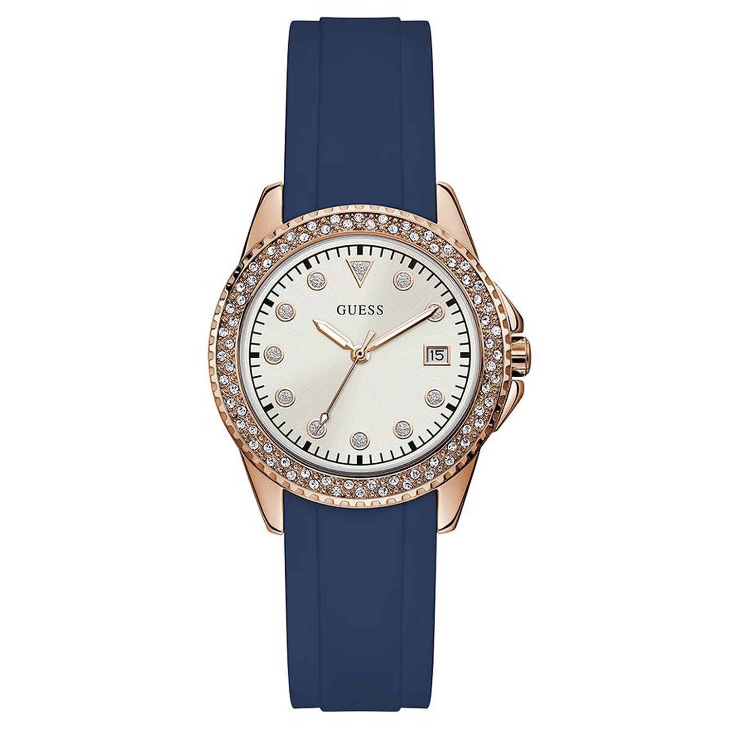 GUESS - Guess Women's Spritz U1236L2 Rose-Gold Silicone  