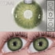 thumbnail image 5 of UYAAI 1 par de lentes de contacto de color para ojos Lentes con dioptrías Lentes de miopía Lentes de contacto verdes Lentes azules Lentes de Halloween, 5 of 5