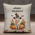 thumbnail image 2 of Happy Halloween Devon Rex Witches Hat Pumpkin Carving Pillowcase Double Sided Cat Lover Kitten Owner Gifts Pillow Case Covers - 02019, 2 of 3