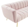 thumbnail image 4 of Modway Favour Channel Tufted Performance Velvet Sofa, Multiple Colors, 4 of 8