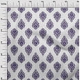 thumbnail image 3 of oneOone Cotton Cambric Purple Fabric Block Craft Projects Decor Fabric Printed By The Yard 42 Inch Wide-P8, 3 of 5
