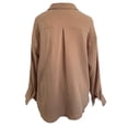 thumbnail image 5 of Michellecmm  Women Summer Clothes Pleated Long Sleeve Shirt and High Waist Shorts, 5 of 6