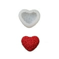 thumbnail image 3 of FastXmas Valentine's Day 3D Flower Heart Shaped Silicone Mold For Chocolate Cake Jelly Pudding Dessert Mold for Kitchen for Handmade Soap Mould Candy Jelly Making Tool(3.1 x 3.5 x 1.65 In), 3 of 5