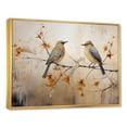 thumbnail image 2 of Designart "Minimalist Exotic Avian" Birds Of Paradise Floater Framed Canvas Prints, 2 of 5