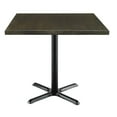 thumbnail image 2 of KFI Studios Urban Loft 2.5' Square Dining Table, Barnwood, 2 of 7
