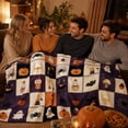 thumbnail image 6 of Throw Blanket Halloween Pattern Flannel Fleece Soft Plush Decorative Throw Blanket for Couch Bed All Ages Colorful Cozy Home Halloween Decor, 6 of 6