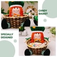 thumbnail image 3 of Festival Candy Basket St Patrick's Day Gift Treats Basket Candy Sweet Contenedor, 3 of 7