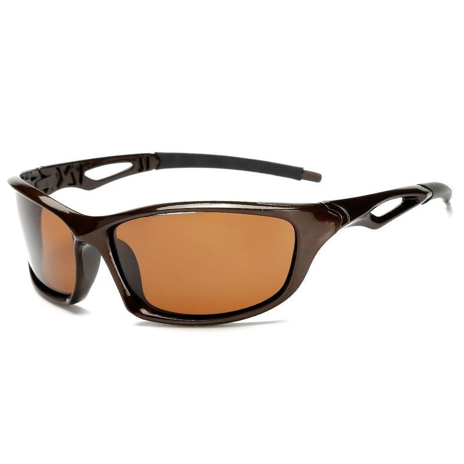 Mens Polarized Sports Sunglasses with TAC Lenses Outdoor Riding Glasses Enhanced Clarity and Eye Protection for Driving