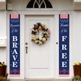 thumbnail image 3 of Independence Day Couplet, Letter Flag Print Banner Decorative Cloth for Wall Door Windows, 3 of 3