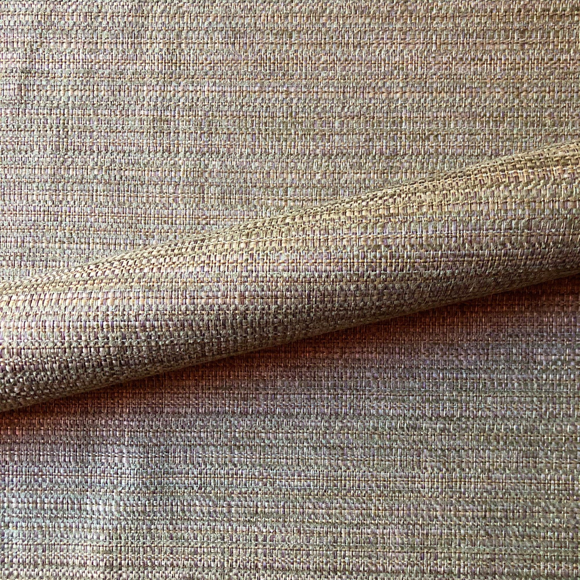 Woven Large Lattice Trellis Cream & Taupe Textured Upholstery Fabric 