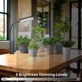 thumbnail image 2 of Lampes de Croissance pour Plantes d'Intérieur LED K à Spectre Complet Lampe de Plante LED avec Support Niveaux Réglables Lampe de Sol de Croissance H Minuterie &#Hauteur Réglable avec °Goosenec, 2 of 7