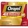 Orajel 4x Medicated for Toothache-Gum Instant Pain Relief Cream, 0.33 oz *EN