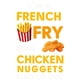 thumbnail image 2 of boys Cotton T-shirt "I'M A FRENCHW FRY AND CHICKEN NUGCETS KIND OF CUY"Print For Comfortable And Casual Round Neck Short Sleeves, 2 of 7