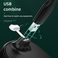 thumbnail image 3 of Riwcyla Desktop Cleaner with USB Fan Portable Cordless Table Dust Sweeper Rechargeable Battery Operated for Cleaning Dust Crumbs Hairs Scraps for Keyboard Home Office School Car Gifts, 3 of 6