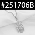 thumbnail image 1 of Anniyo Albania Bosnia Colgante S Joyería Con Zirconia Cúbica #251106, 1 of 4