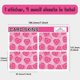 thumbnail image 2 of Pegatina para tarjeta de crédito con forma de corazón rosa, para tarjeta de débito, sin burbujas, delgada, pequeña, personalizada, para proteger tarjetas bancarias, a prueba de rayones, 7,3 x 5,4, 2 of 6