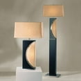 thumbnail image 2 of NOVA OF CALIFORNIA Half Moon Table Lamp - Dark Brown, 2 of 6