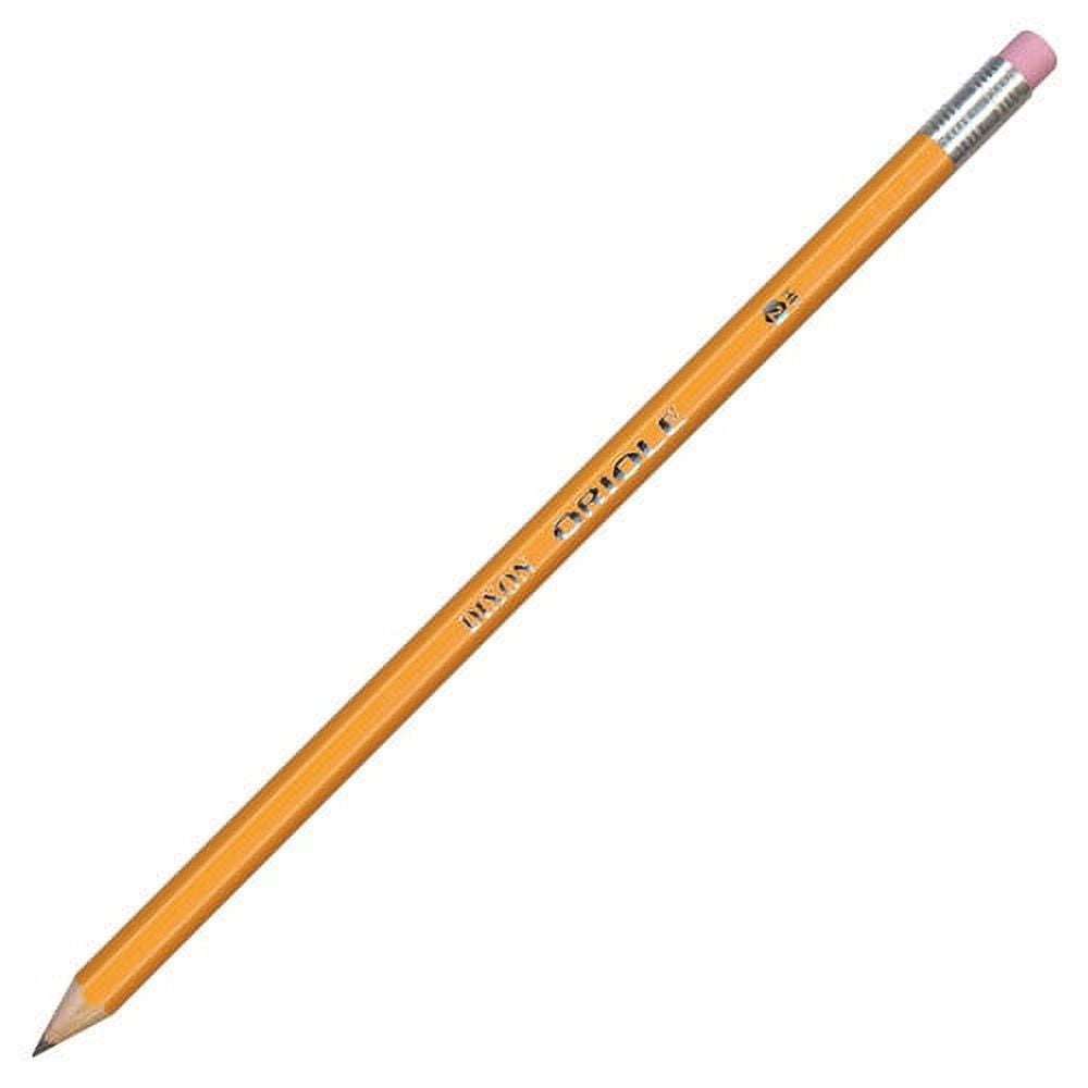 Dixon Oriole HB No. 2 Pencils - #2 Lead - Black Lead - Yellow Wood Barrel - 144 / Box