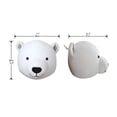 thumbnail image 2 of Cabeza De Oso Blanco Para Colgar En La Pared, Juguete De Peluche, Muñeca De Princesa Para Niña, Regalo Para Bebé, Decoración De Pared De Habitación De Guardería Scienceny BA001104-00, 2 of 6
