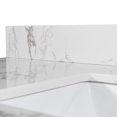 thumbnail image 7 of Xahpower 43"x22" Bathroom Stone Vanity with Rectangle Undermount Ceramic Sink and Single Faucet Hole with Back Splash, 7 of 7