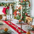 thumbnail image 3 of Park Hill Collection EAB00575 Cast Aluminum Classic Candle Stick Holder, Gold, Metal (Medium), 3 of 12