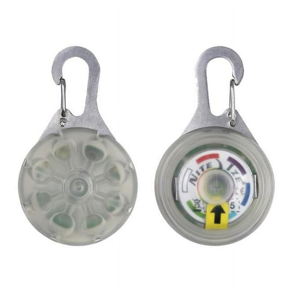 Nite Ize SpotLit Polycarbonate Light-Up Weather Resistant Pet Collar Charm