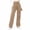 Khaki, variant on S LUKKC LUKKC Straight Leg Jeans for Women Trendy High Waisted Wide Leg Loose Microelastic Stretchy Denim Pants Trouser Jeans