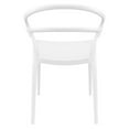 thumbnail image 4 of Compamia Mila Fauteuil de Salle à Manger avec Accoudoirs, Blanc, 4 of 12