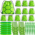 thumbnail image 1 of Set de regalos para fiesta WLBBLQDIE de tortuga ninja verde, 1 of 7