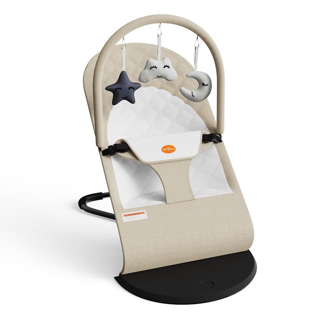Asiento tipo hamaca Gryvoth portátil para bebés de 0 a 18 meses con 3 modos