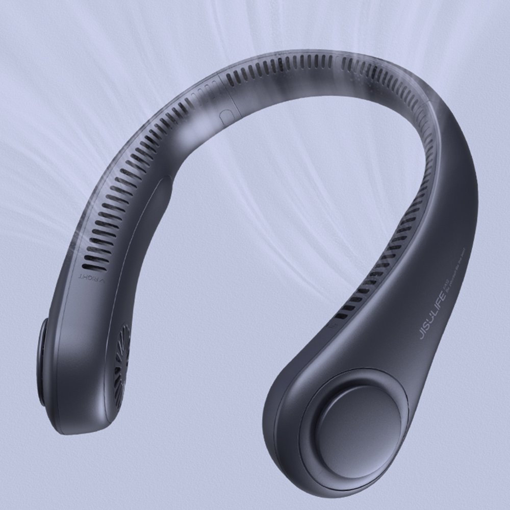 JISULIFE Portable Neck Fan, Wearable Personal Fan, 4000mAh Battery