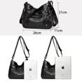 thumbnail image 5 of Bolsos cruzados de cuero suave de moda para mujer 2024, bolsos de mensajero casuales con múltiples bolsillos para mujer, bolsos de mano de hombro vintage, 5 of 5