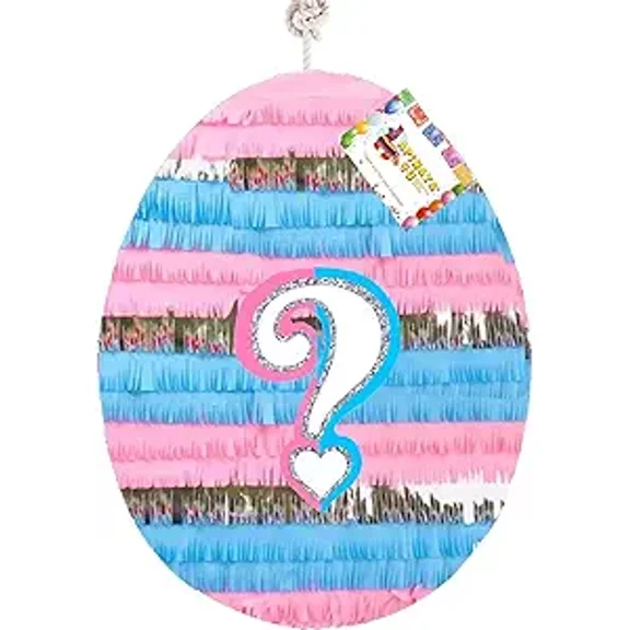 APINATA4U Question Mark? Gender Reveal Easter Egg Pinata